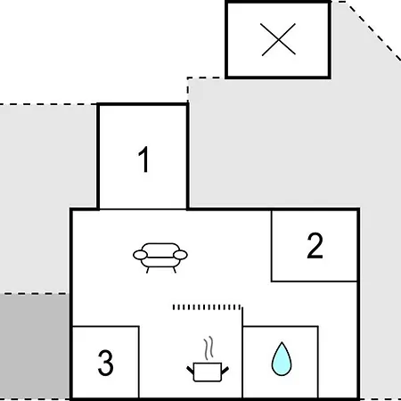 Hébergement de vacances Three-bedroom In Hemmet